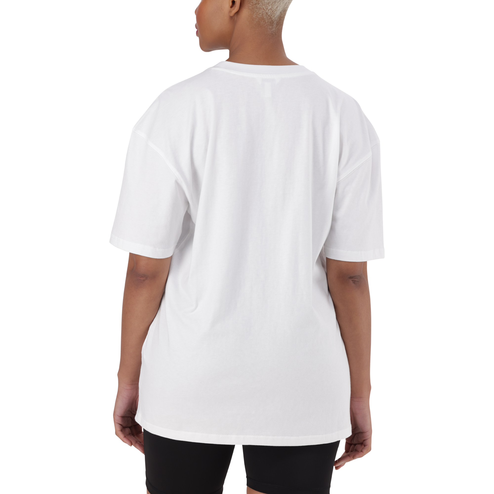 ATHENA WHITE OVERSIZED GRAPHIC T-SHIRT