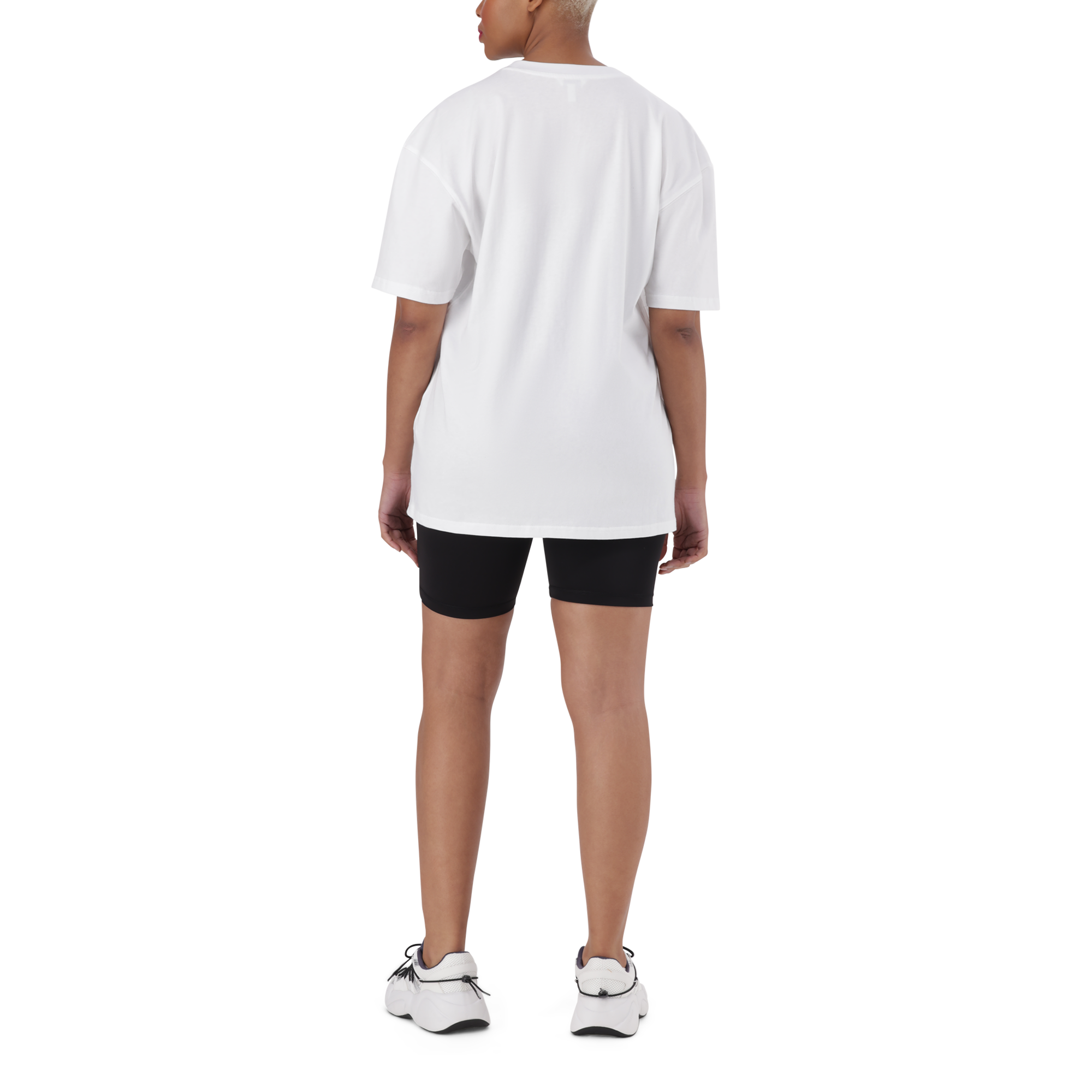ATHENA WHITE OVERSIZED GRAPHIC T-SHIRT