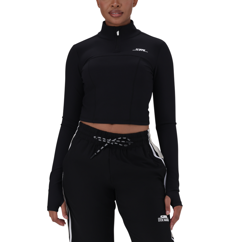THALIA BLACK ACTIVE TOP