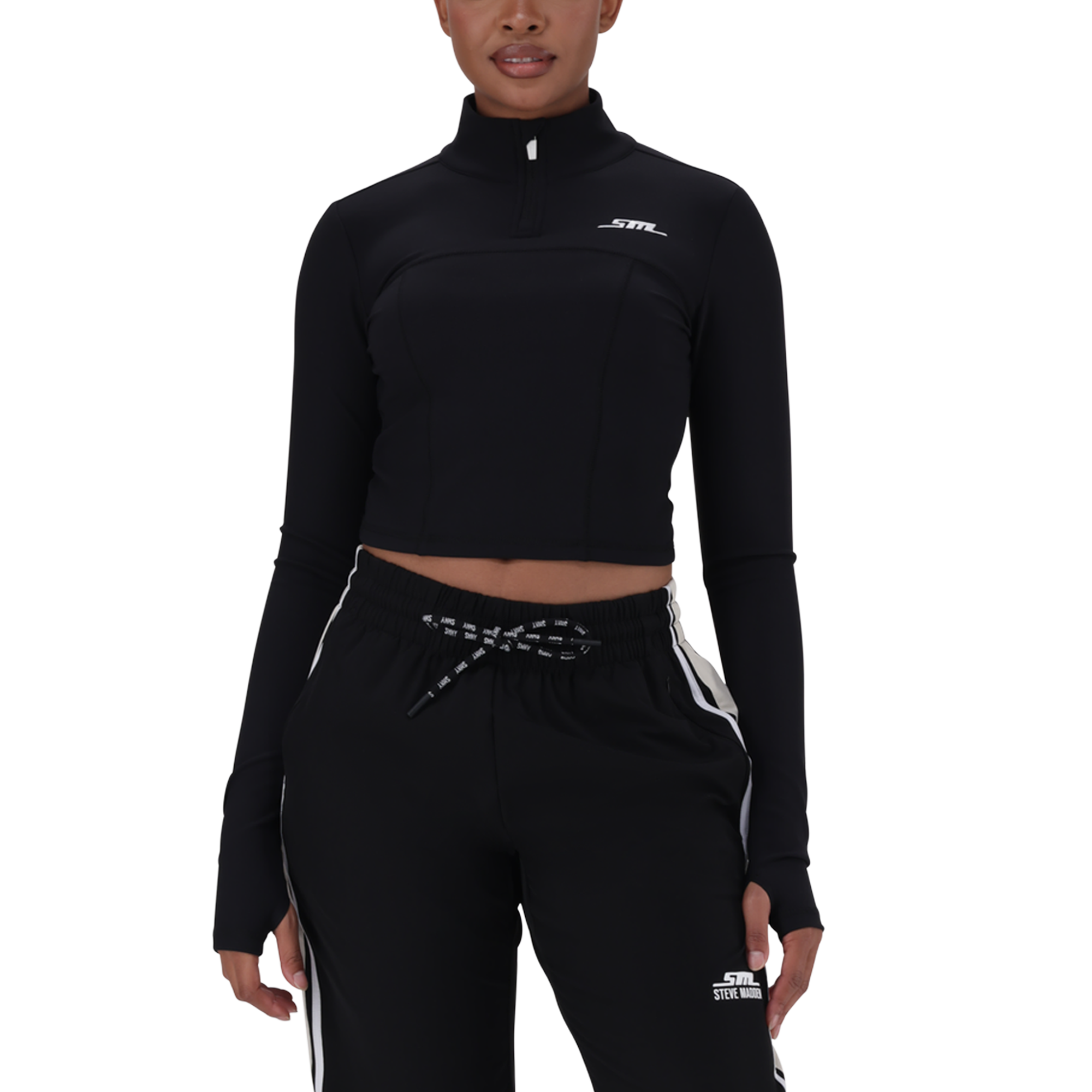 THALIA BLACK ACTIVE TOP