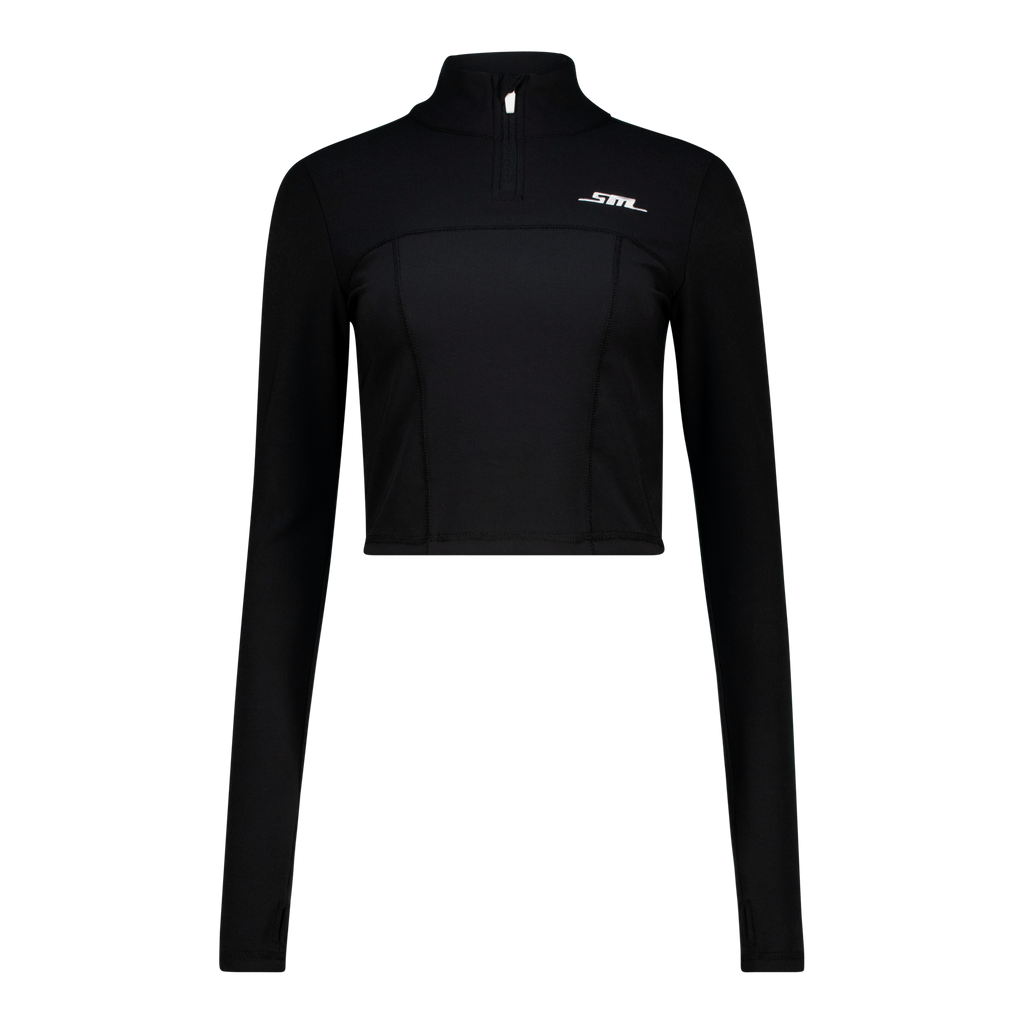 THALIA BLACK ACTIVE TOP