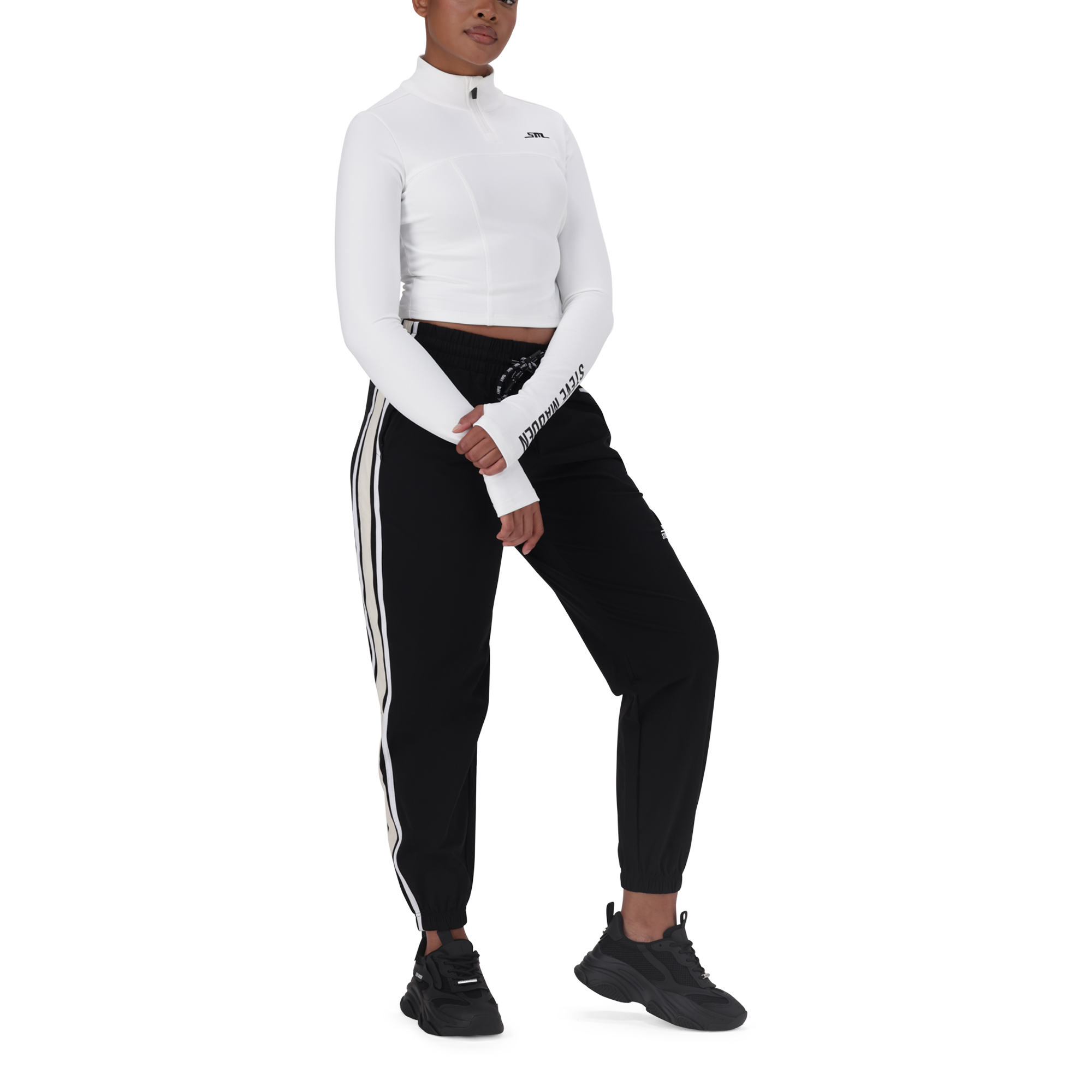 THALIA WHITE ACTIVE TOP