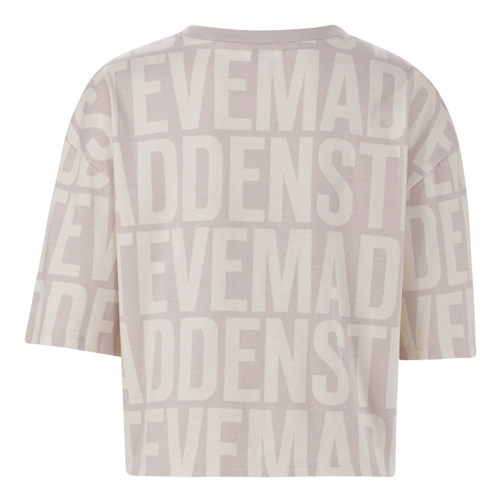 ABBY STONE/CAMEL CROPPED BOXY T-SHIRT