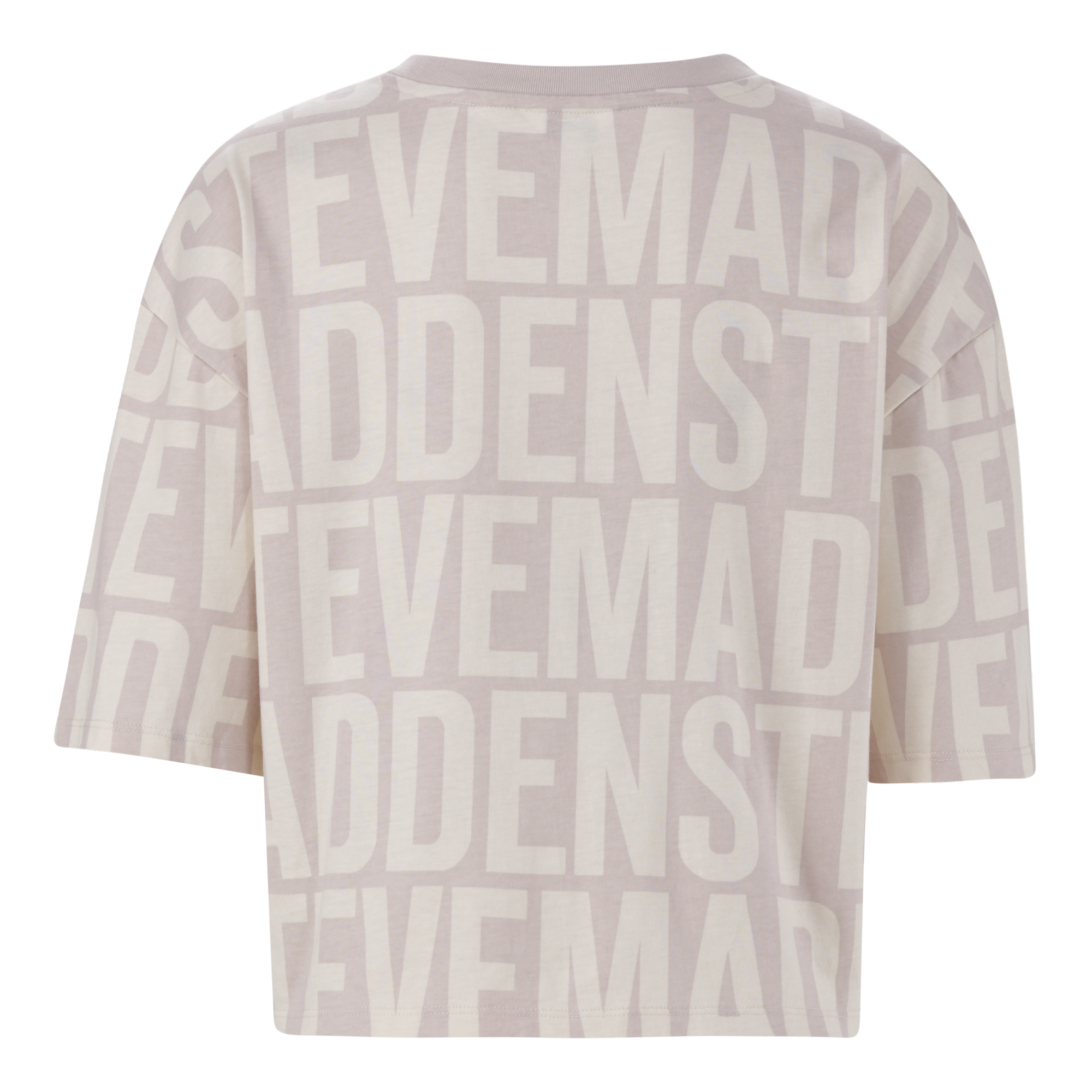 ABBY STONE/CAMEL CROPPED BOXY T-SHIRT