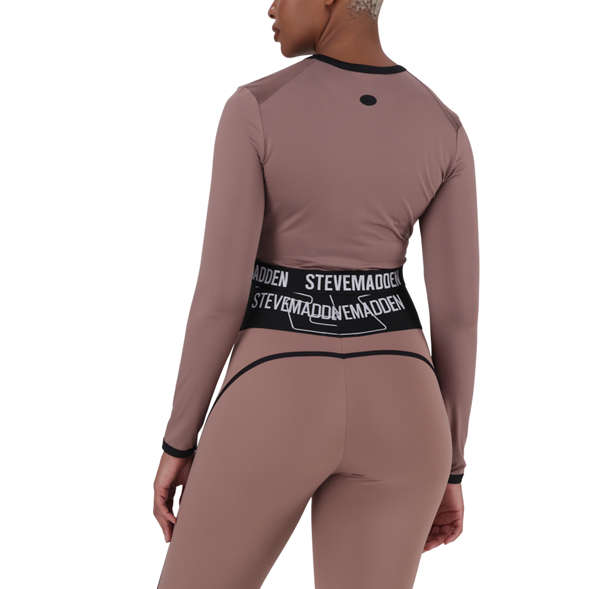 TIANA DARK TAUPE ACTIVE TOP