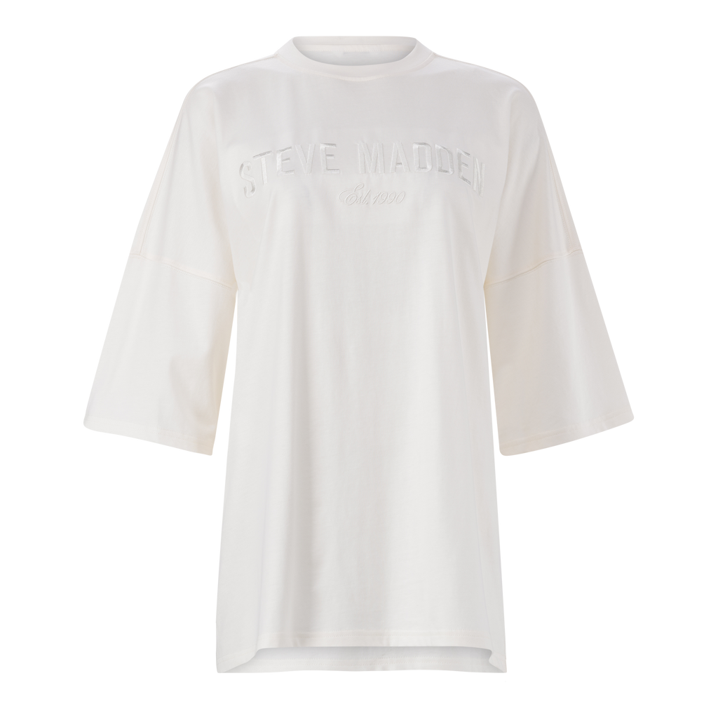 ODESSA CREAM OVERSIZED BOXY T-SHIRT