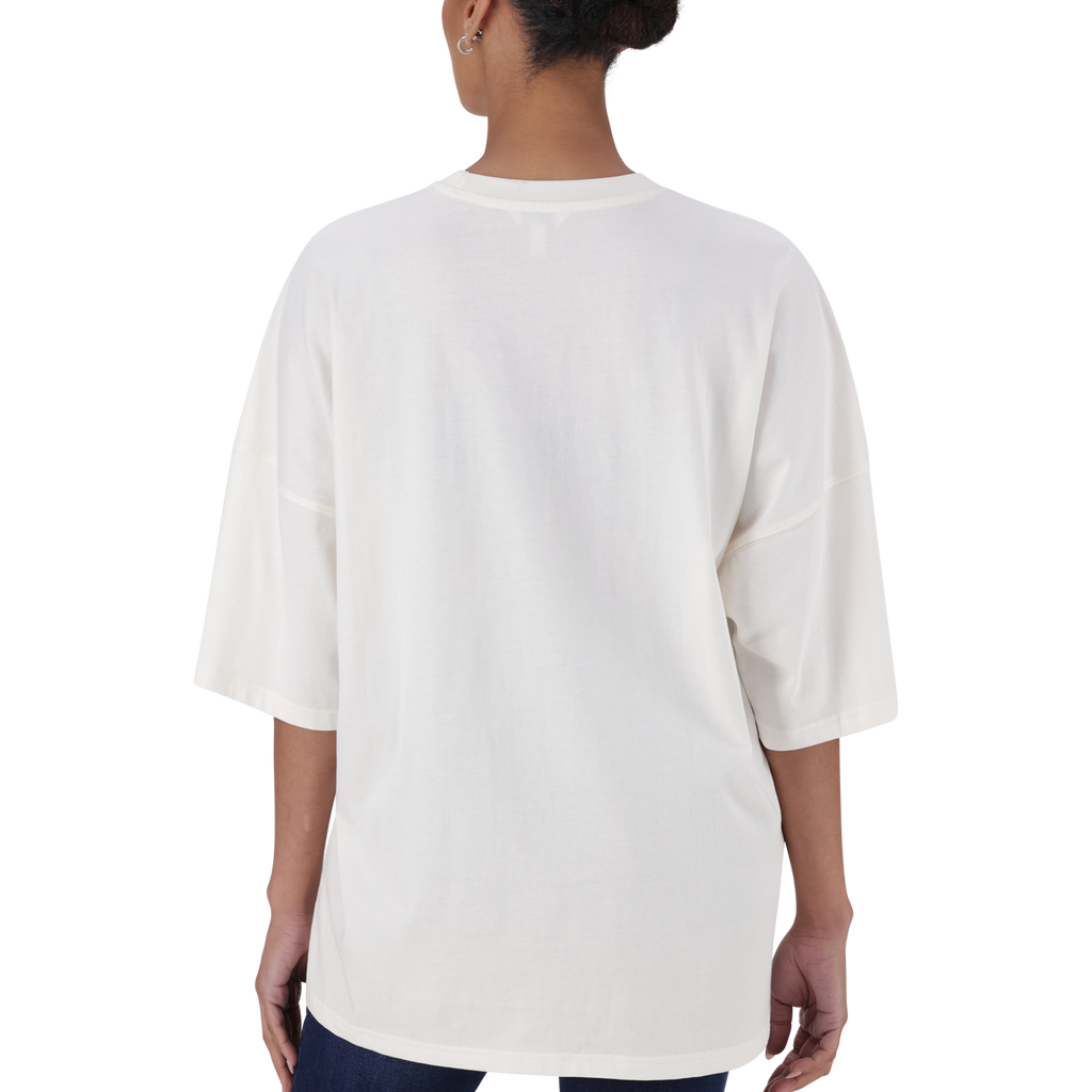 ODESSA CREAM OVERSIZED BOXY T-SHIRT