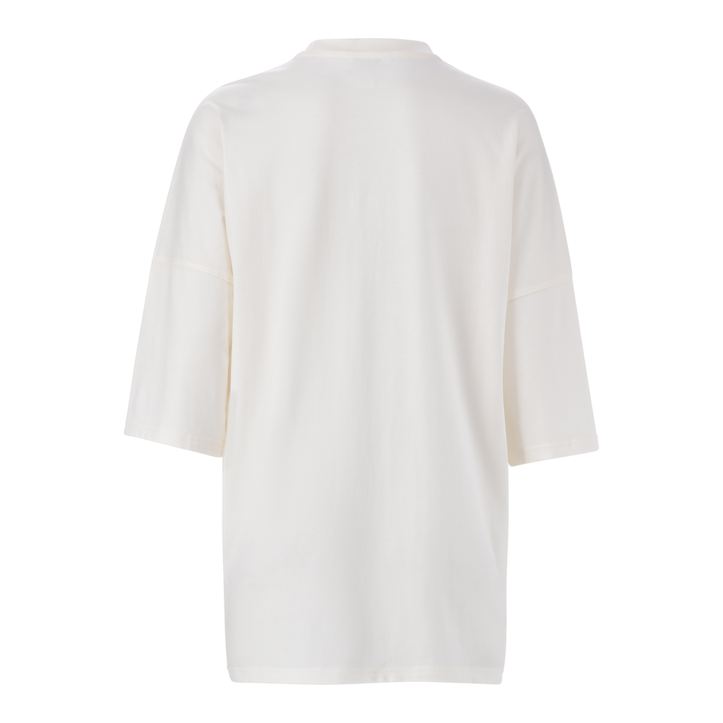 ODESSA CREAM OVERSIZED BOXY T-SHIRT