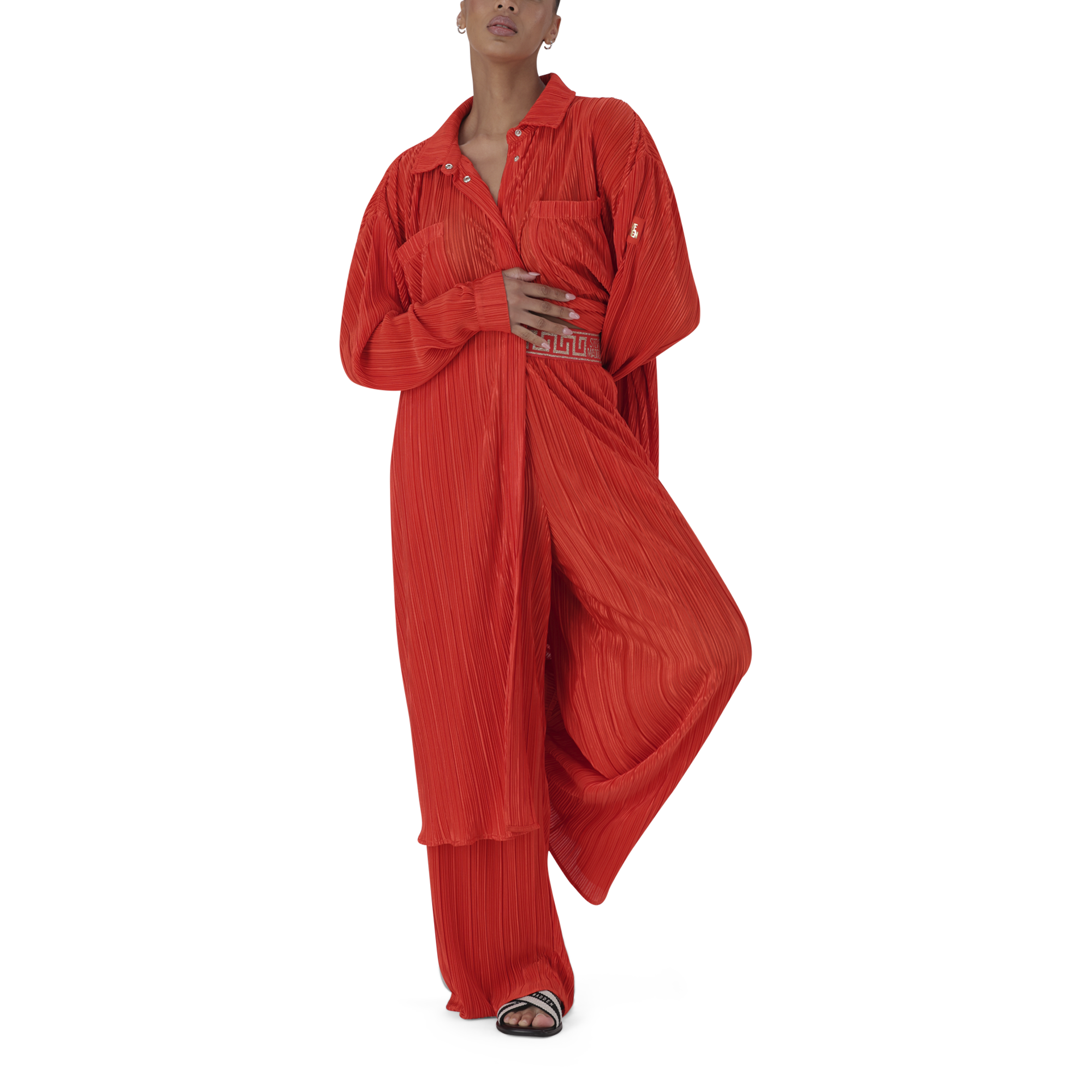 YUNA RED YOGA SHIRT