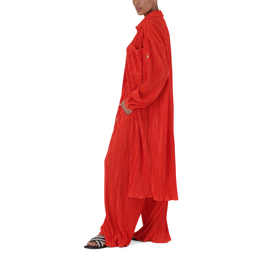 YUNA RED YOGA SHIRT