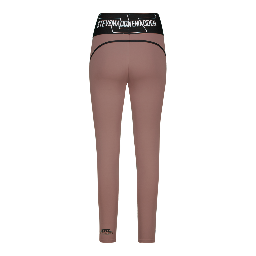 GIANA DARK TAUPE ACTIVE LEGGING